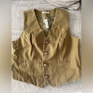 Madewell chino vest
